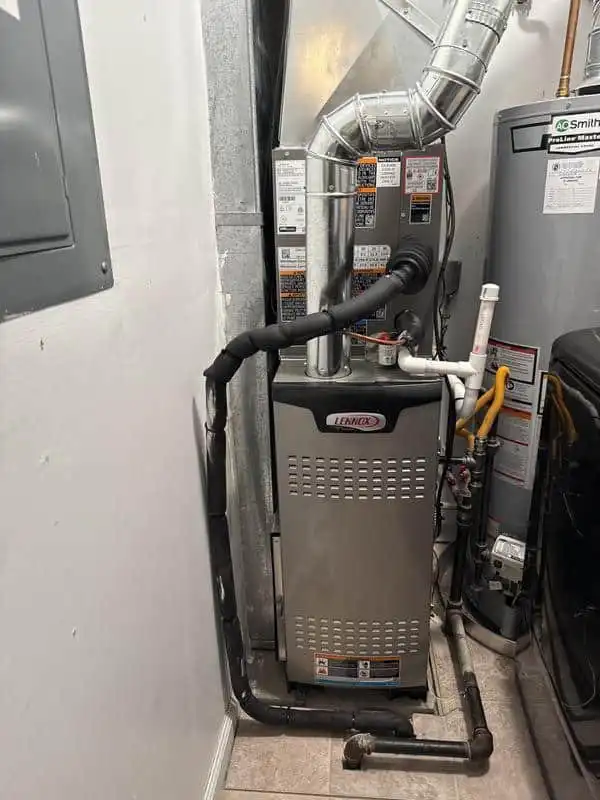 High-efficiency furnace installed in Los Angeles home.