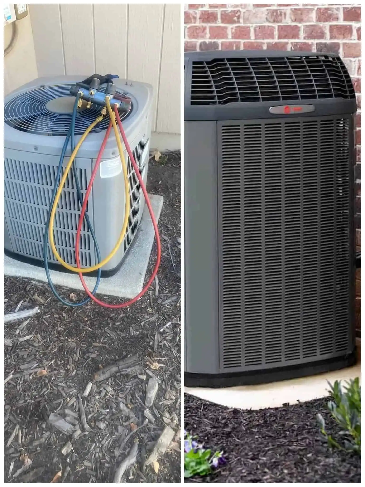 Repaired high-efficiency HVAC outdoor units in Los Angeles, Ventura County, for optimal heating and cooling.