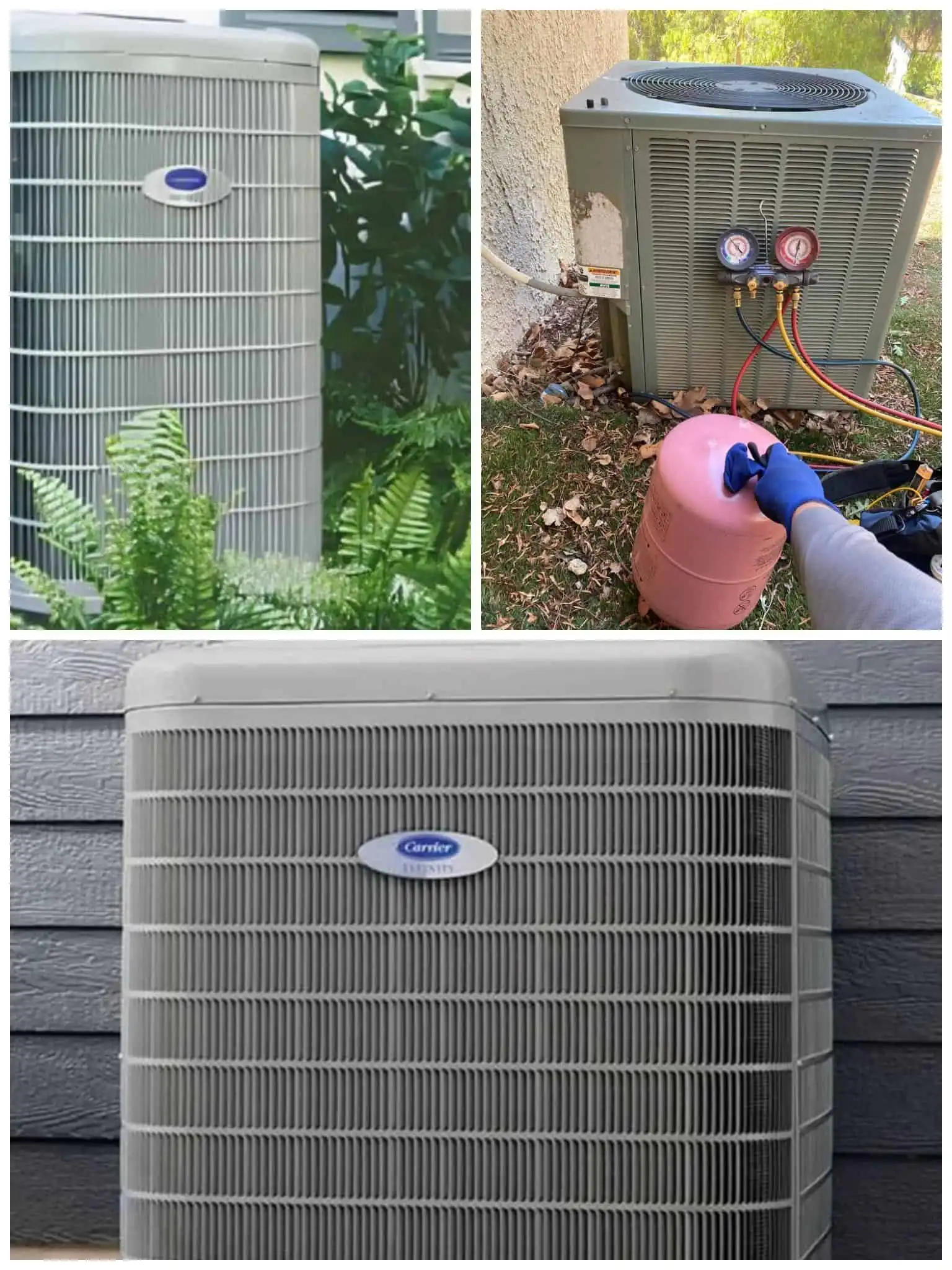High-efficiency outdoor HVAC condenser unit in Ventura County.