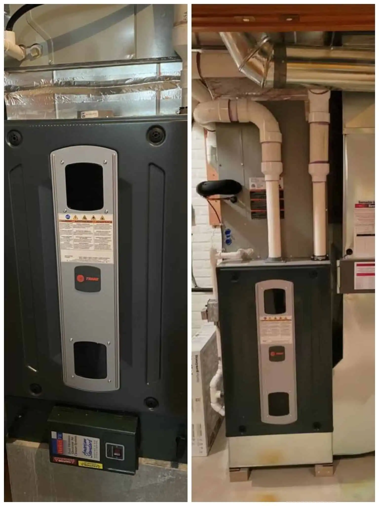 High-efficiency gas furnace installed in a Ventura County home for reliable heating.