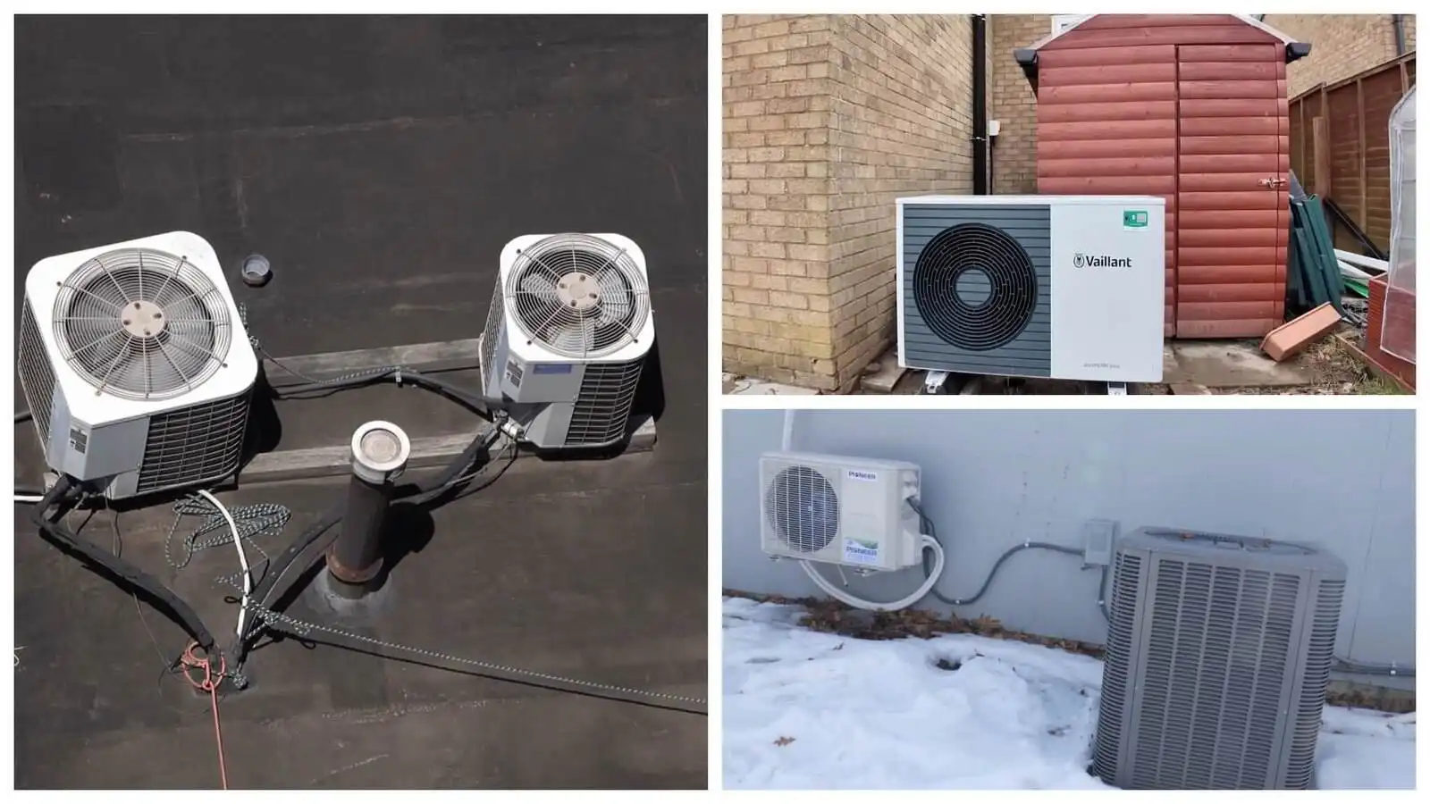 High-efficiency outdoor HVAC units installed on rooftops in Los Angeles and Ventura County.