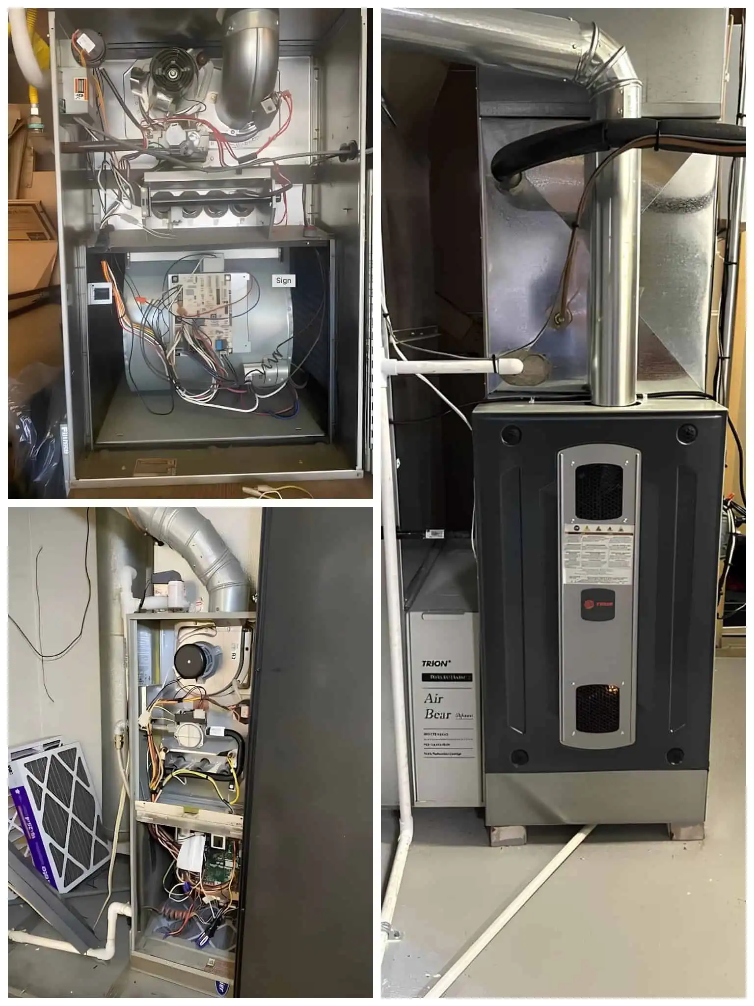 HVAC servicing.