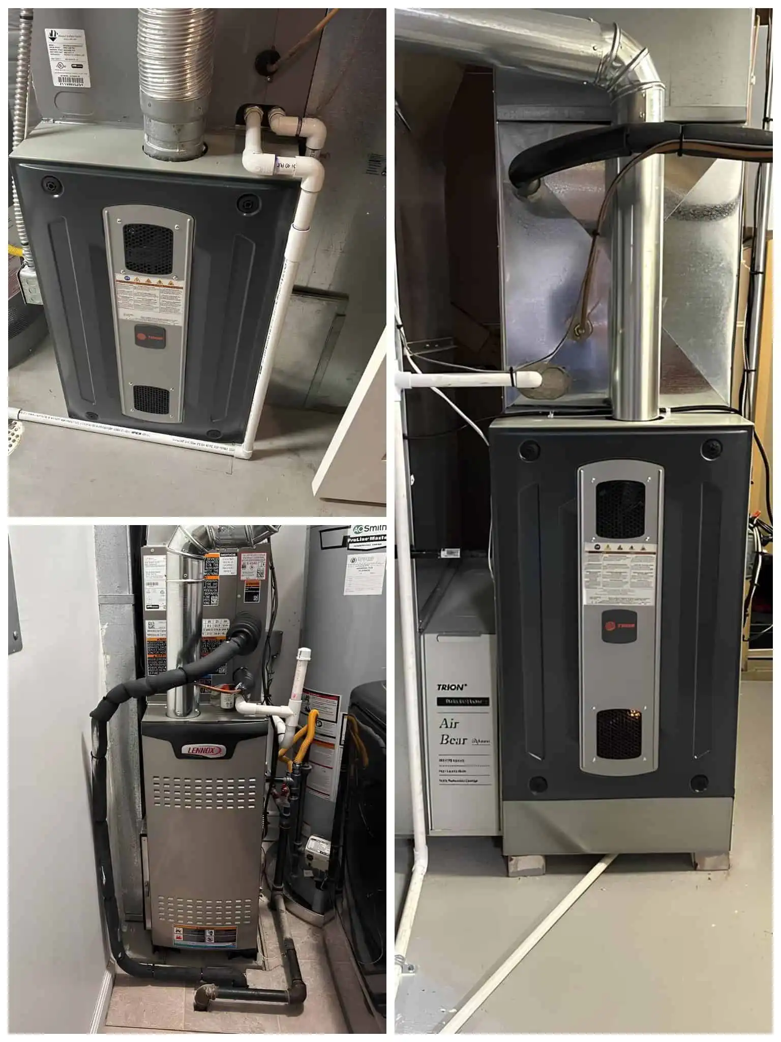 High Efficiency Furnace Installation.