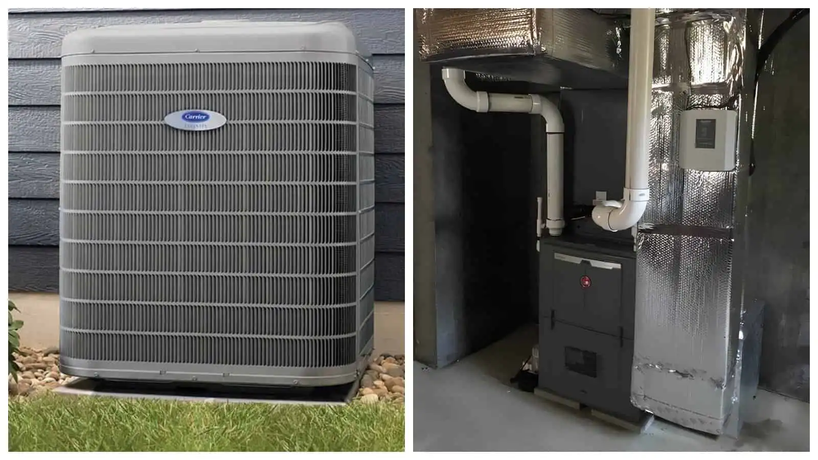 High-efficiency HVAC system installation for climate control.