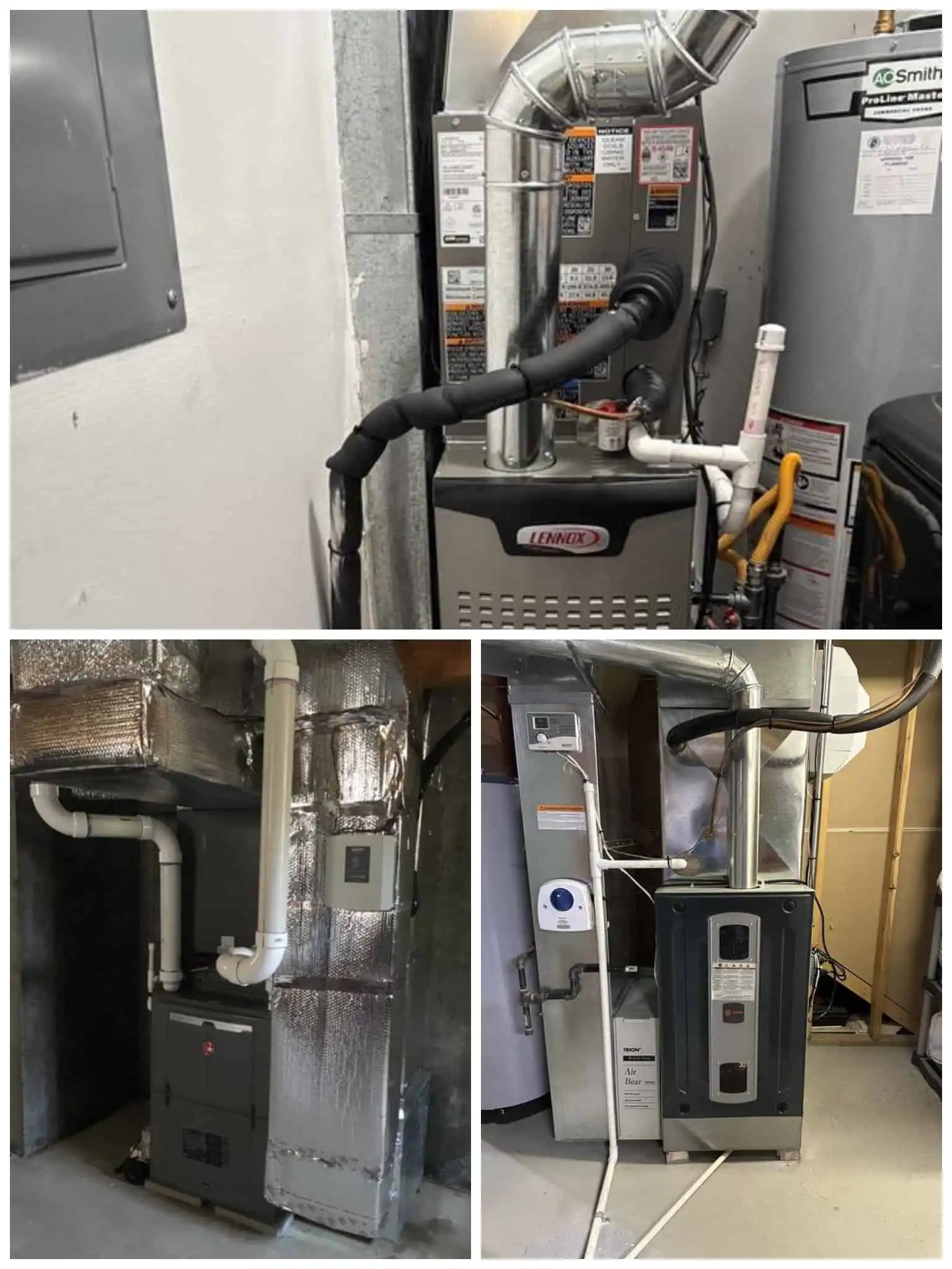 Furnace installation services.