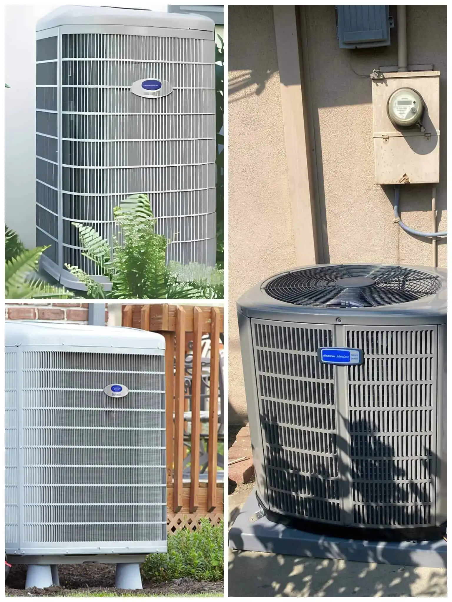HVAC compressor installation.