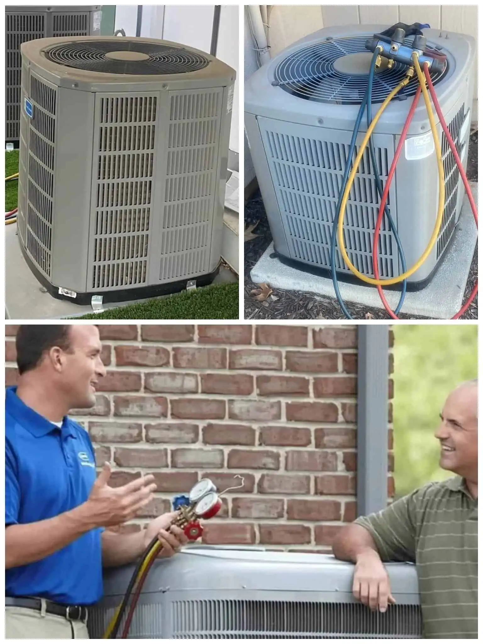 Air conditioning unit repair.