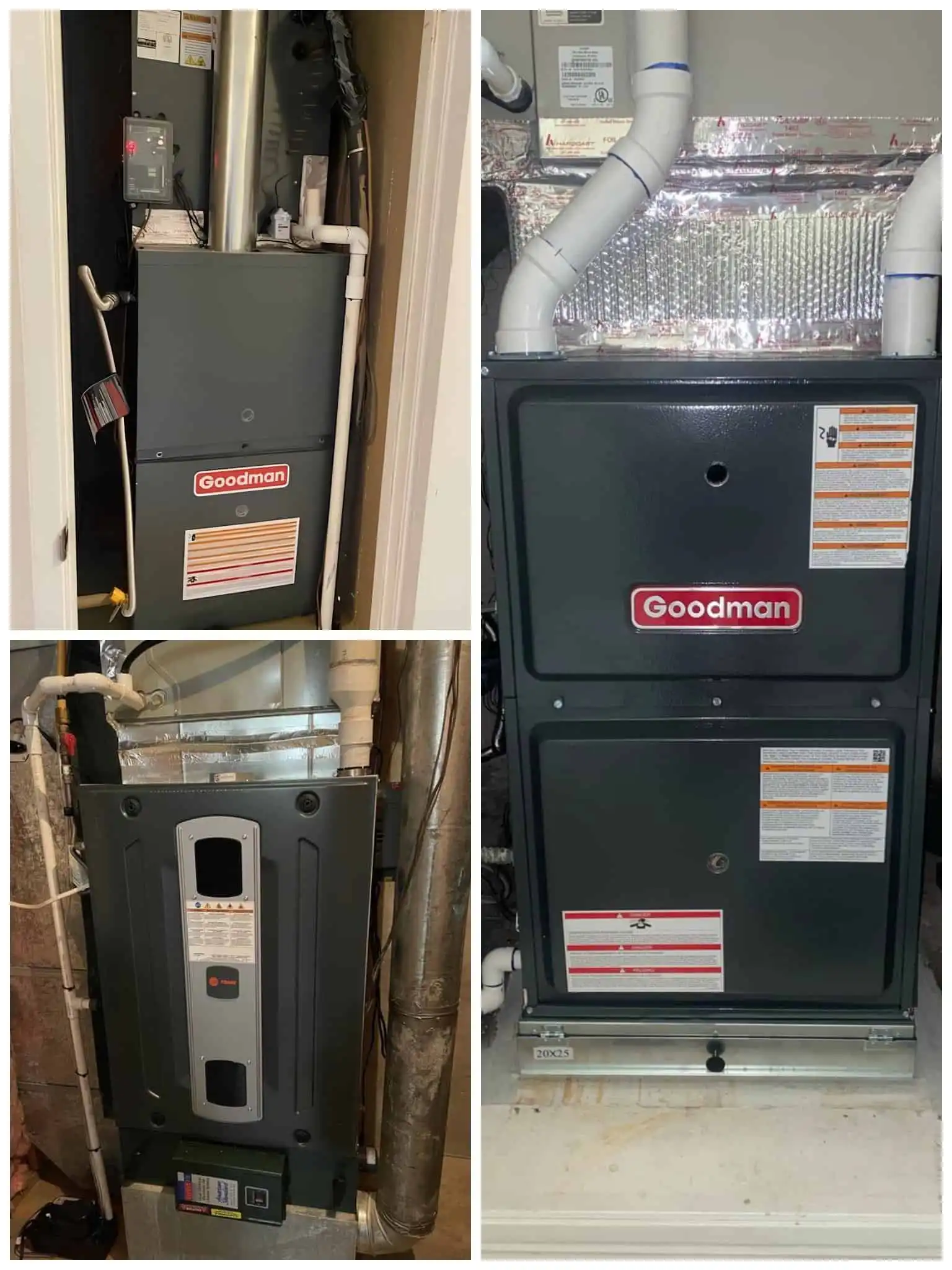 High-Efficiency Furnace Installation.