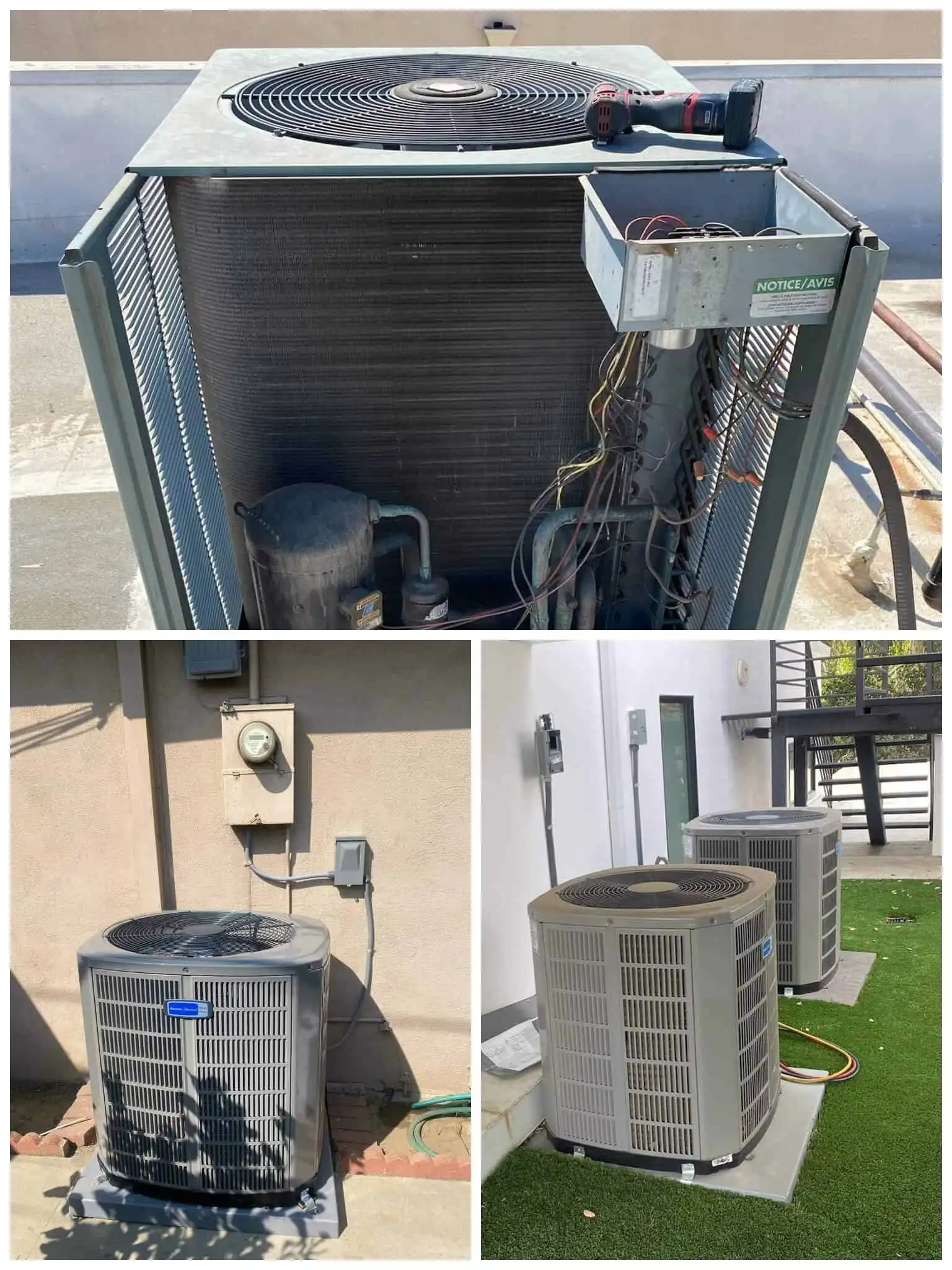 HVAC servicing.