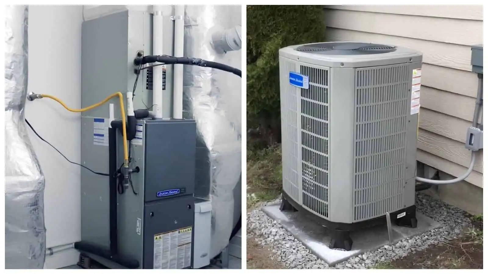 High-efficiency HVAC system installation in a home.
