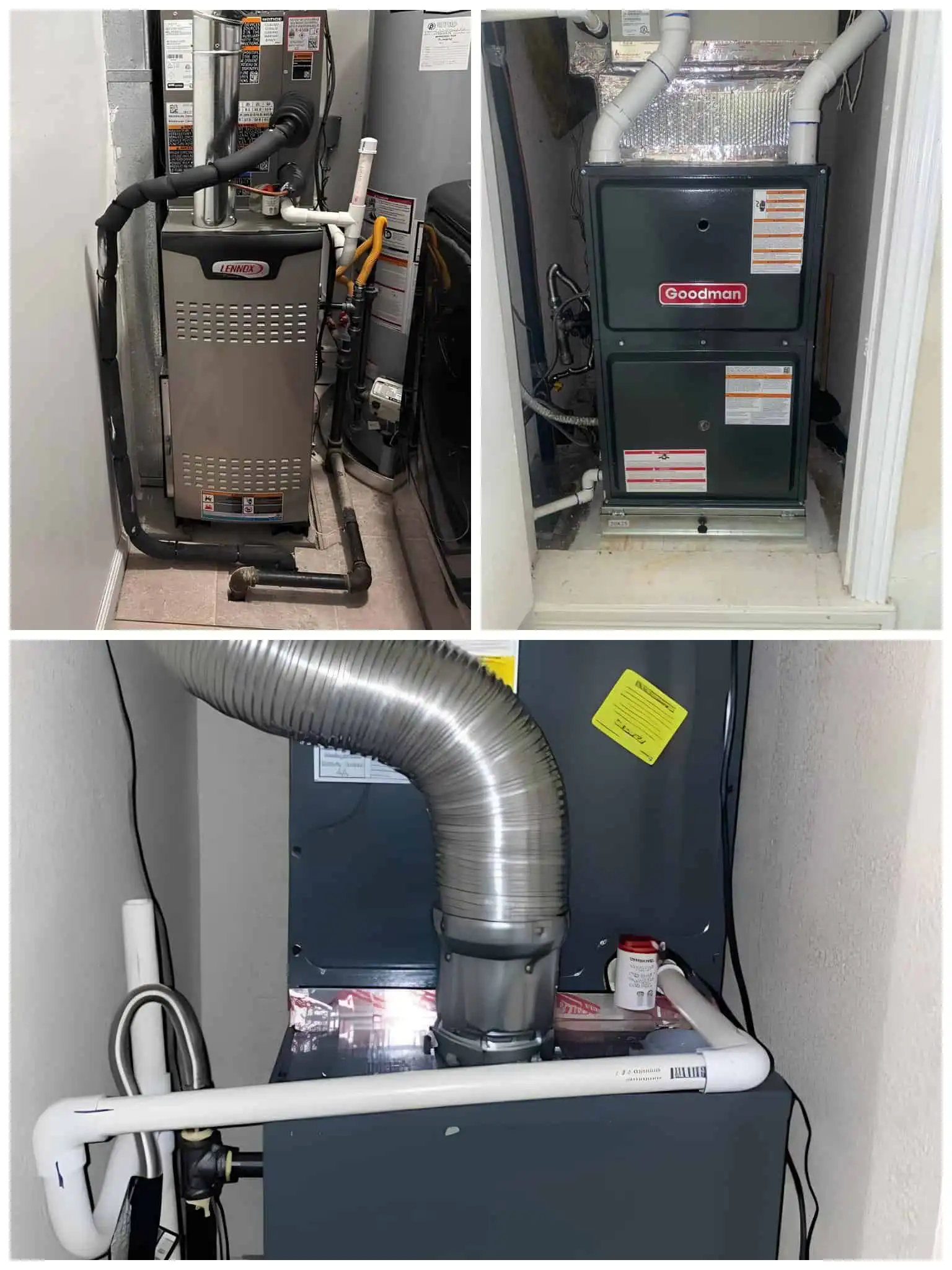 Furnace installation units with ductwork in Ojai for efficient heating systems.