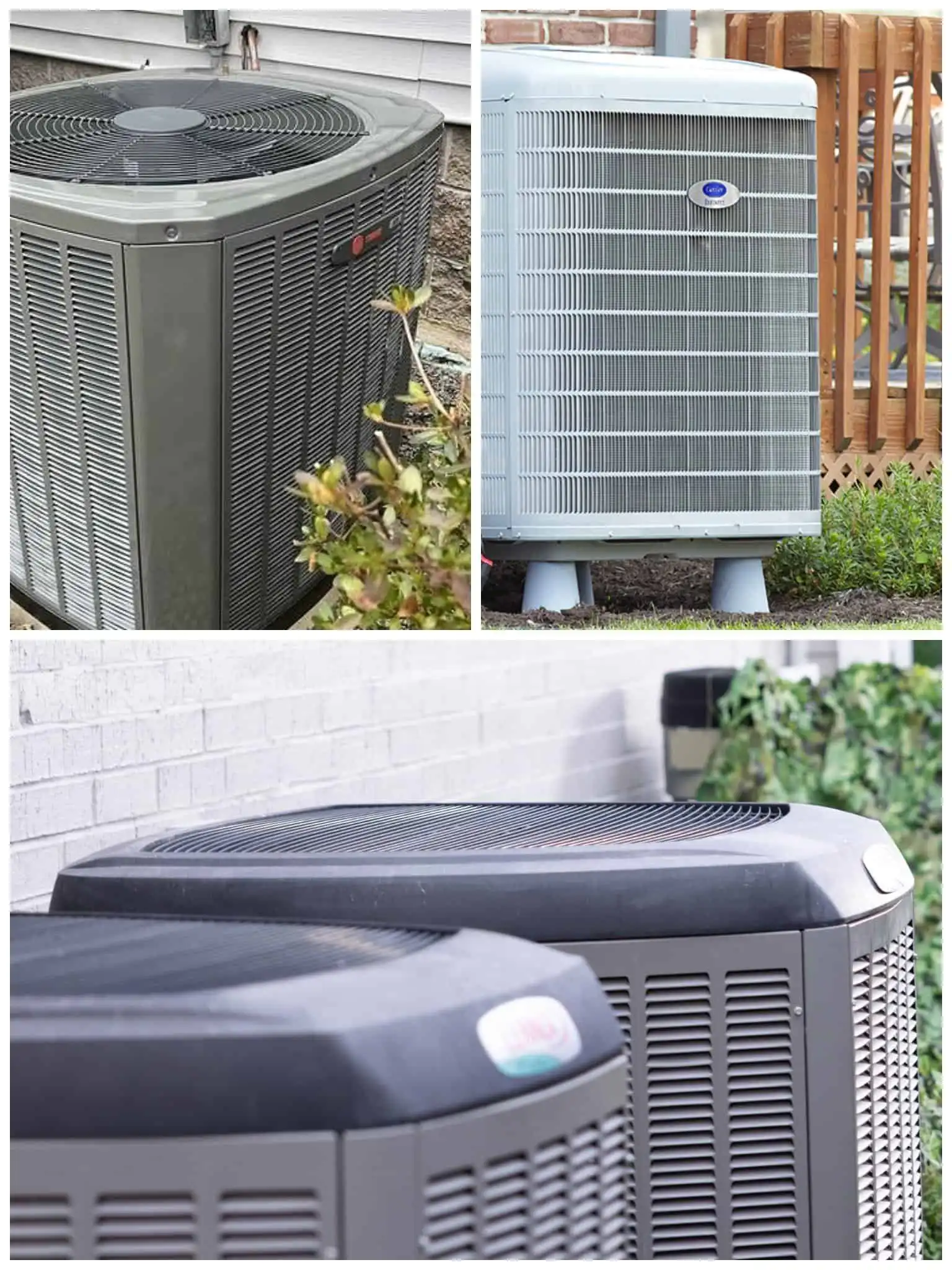 Outdoor HVAC units for heat pump systems in Port Hueneme.