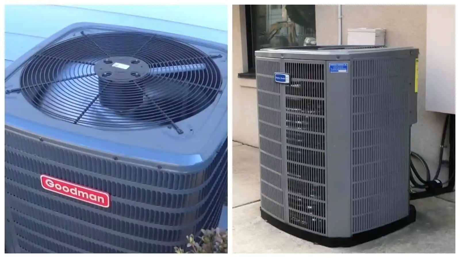 HVAC outdoor units for heating and cooling systems.