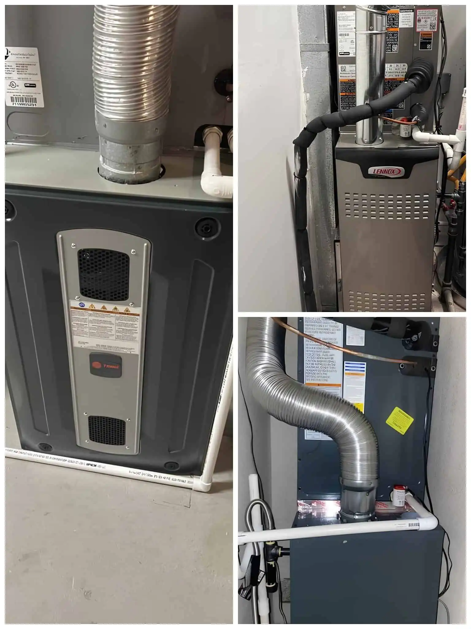 HVAC furnace and ductwork for Woodland Hills home.