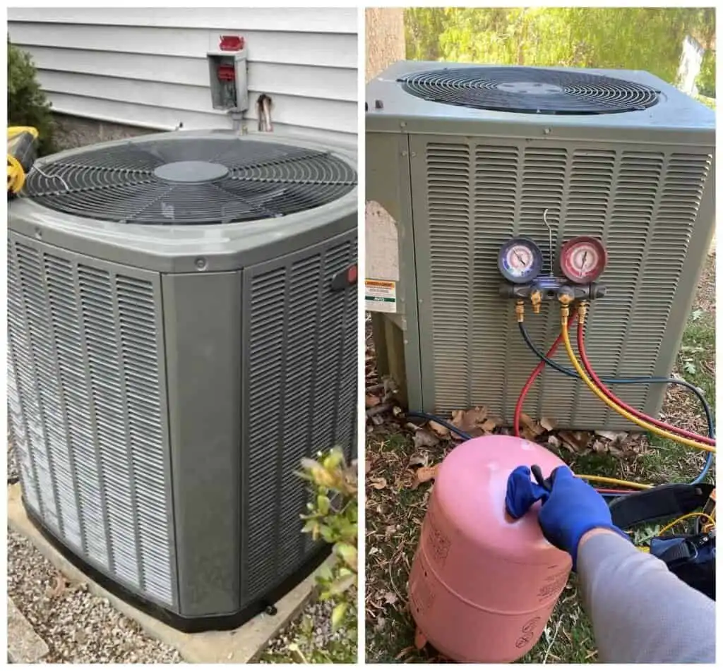 HVAC AC installation in Ventura County, outdoor air conditioning units.