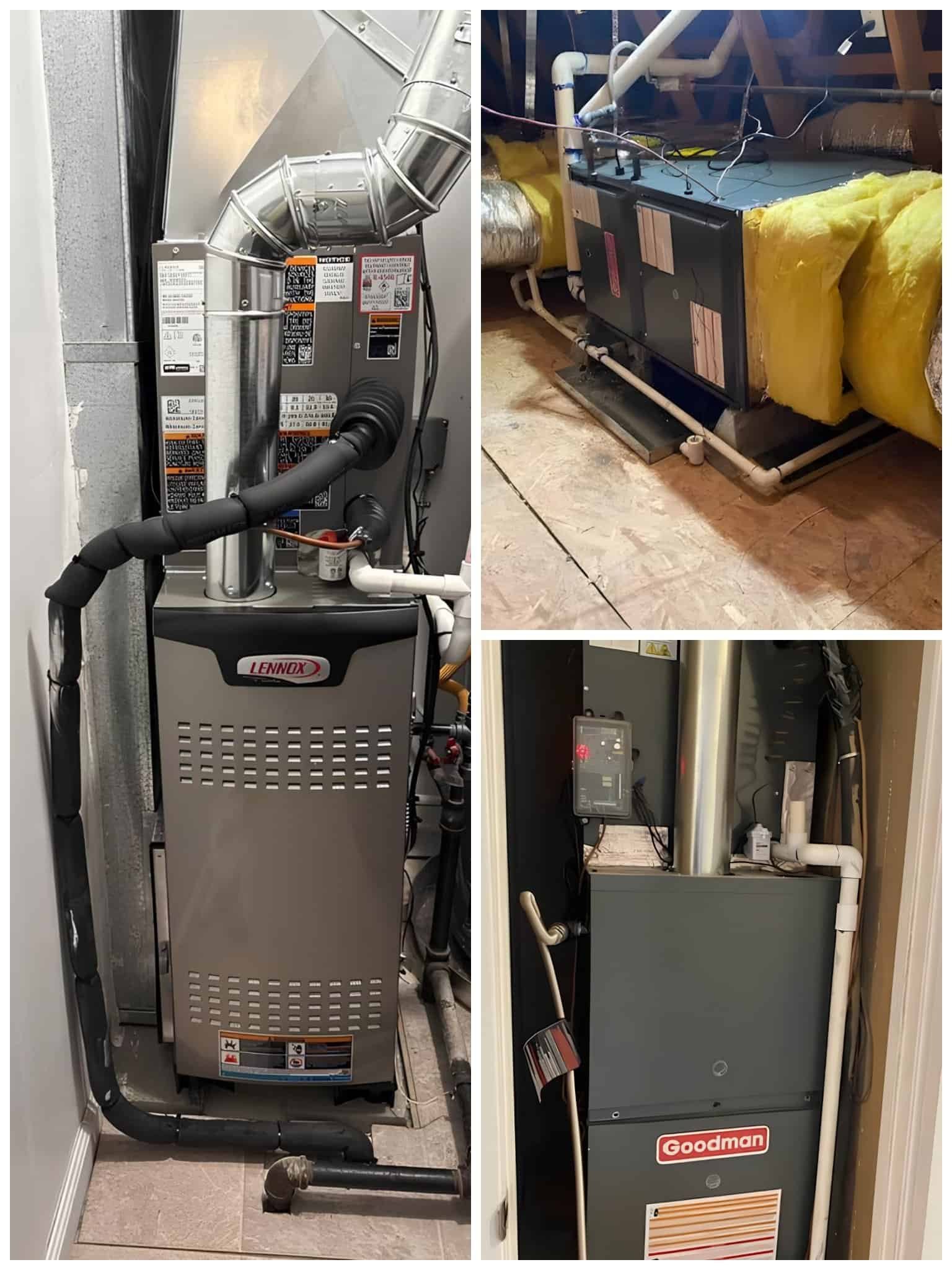 High-efficiency furnace and ductwork for Calabasas home heating.