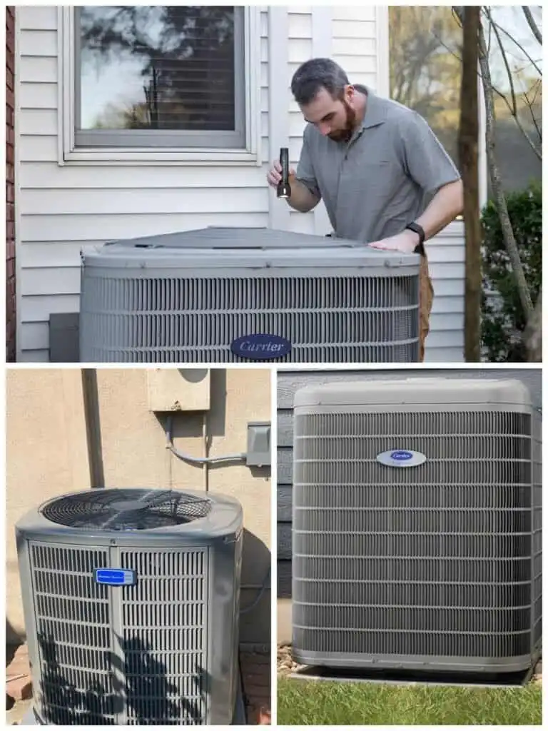 HVAC outdoor units for AC installation in Ventura County.
