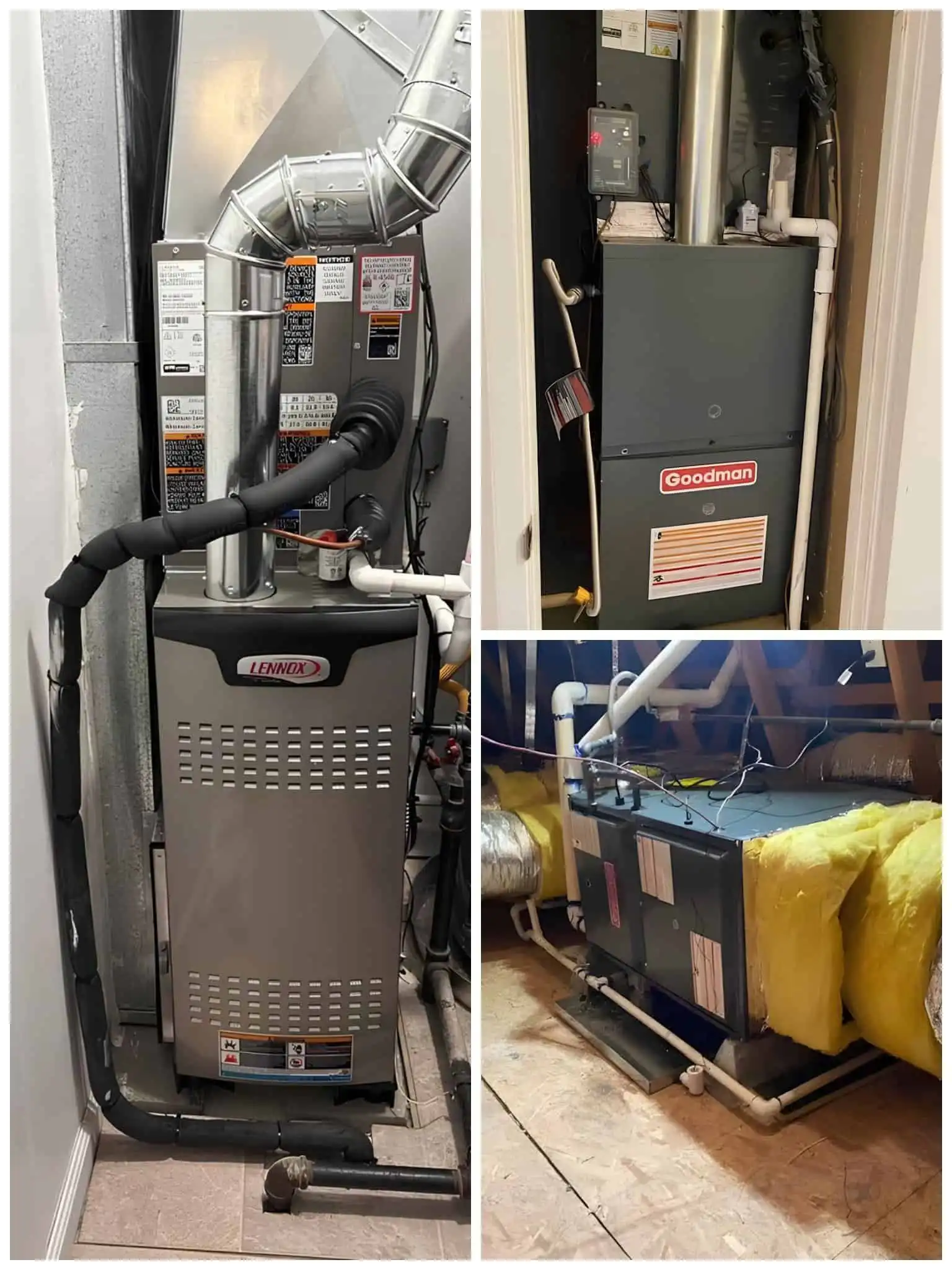 High-efficiency furnace and HVAC system components installed in Woodland Hills.