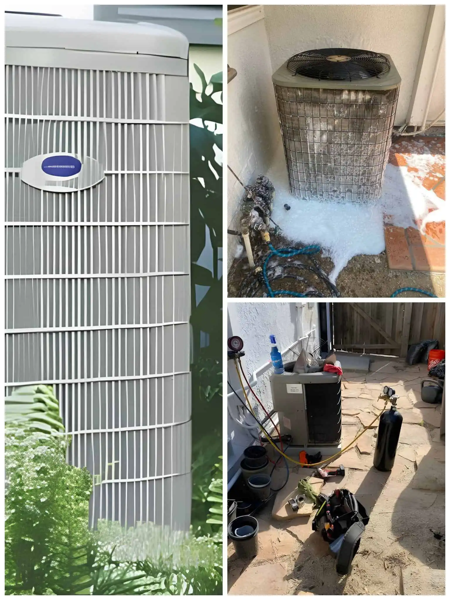 Air conditioning unit with digital control panel.