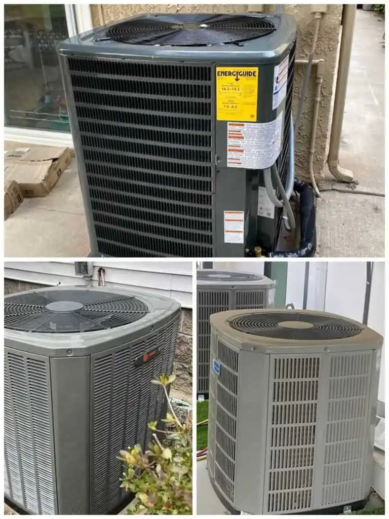 HVAC air conditioning units outside a building.
